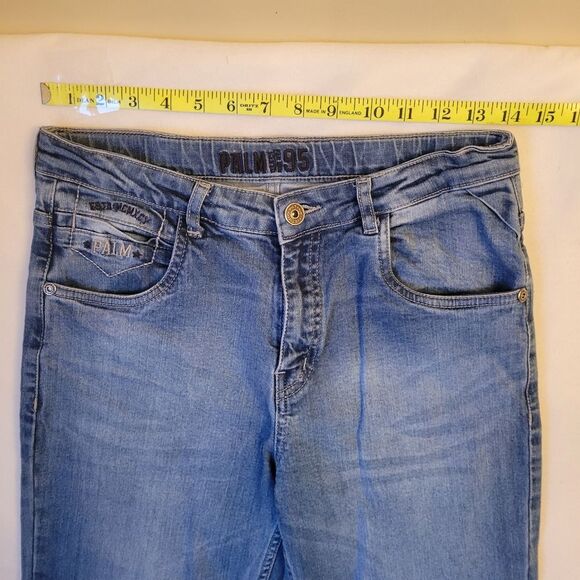 Palm Tree Originals Nineteen 95 Sz 28/29 waist x 29.5 in long straight leg jeans - Picture 4 of 7